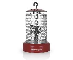 Orbegozo LO 7000 Brasero électrique, idéal pour table, 3 positions de fonctionnement, grille de sécurité, crochet intégré, 400 W, noir