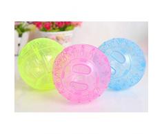 Rouku Lumineux Couleur Animaux Jouant Jouets en Plastique Pet Rongeurs Souris Balle De Jogging Jouet Hamster Gerbille Rat Balles dexercice Jouer Jouets