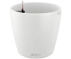 Lechuza Classico Pot de fleurs avec système darrosage Couleur 21, blanc, 28