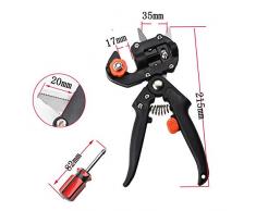 Womdee Jardin Greffage Kit D'outils, Professionnel Efficace Pruneau Et Greffage, 3 Lames (u-Cut V-Cut O-Cut) pour Plante/Branche/Brindille/Vigne/Arbre Fruitier