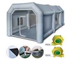 Machabeau Tente Camping Gonflable Tente Tunnel Camping (4x2.5x2.2m)