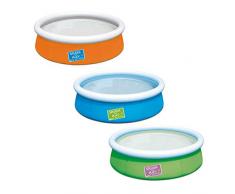 Bestway - Piscine gonflable pour enfant Pataugeoire ronde diamètre 1,52 m hauteur 38 cm