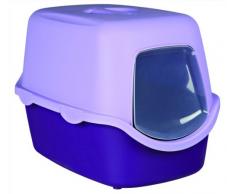 TRIXIE Vico Bac à Litière pour Chat Lilas/Mauve 40 × 40 × 56 cm