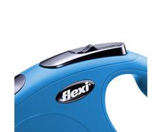 Flexi New Classic Laisse avec Sangle pour Chien Bleu 5 m Taille M/L