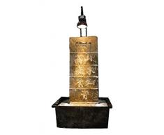 Zen'Light Amitié Fontaine d'Intérieur Gris/Noir 21 x 15 x 35 cm