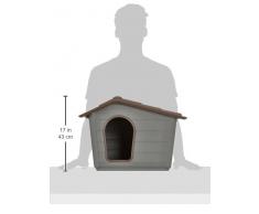 MP Bergamo Niche/Abri Ecologiques pour Extérieur pour Chat/Lapin/Petit Chien 41 x 31 x 39 cm