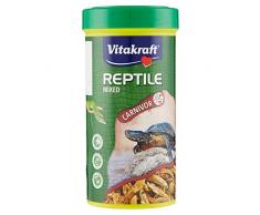 Vitakraft Reptile Mixed Mélange Alimentation 250 ML pour Reptiles Carnivores Tortue/Lézard/Varan