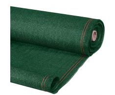 Probache - Brise vue renforcé 1 x 10 M vert 220 GR/M² luxe pro