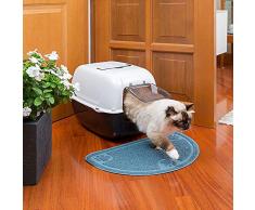 Ferplast Maison de Toilette Prima pour Chat 52,5 X 39,5 X H 38 cm Noir