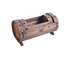 N A 2 * boîte de planteur rectangulaire en Bois boîte de jardinière Stand Jardin Balcon intérieur extérieur