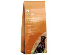 Marque Amazon - Solimo - Croquettes complètes pour chien adulte, riche en poulet avec pois, 1 Pack de 20kg