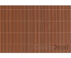Canisse en pvc 80 x 500 cm Marron sombre