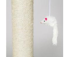 TecTake Arbre à chat griffoir grattoir - diverses couleurs au choix - (Gris)