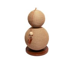 Rosewood Griffoir Élégant en Jute Naturel avec Plumes Aguichantes pour Chat 60 x 30 cm