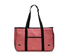 Barbie Sac pour Chat Fypo Sac de Transport de Chat Extensible et Pliable Sac Ajustable de Poids au Maximum 6 kg Permis au Avion Train Voyage BBFB603