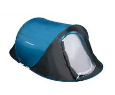 DUNLOP 1 Persons Pop-up Tente Camping Outdoor, Bleu/Gris, 220 x 120 x 90 cm Unisex-Adult, 220x120x90