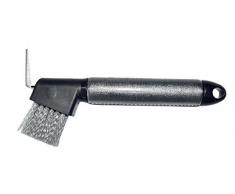 Hippo Tonic Unisexe Brillant Cure-Pied, Couleur Argent/Noir, Taille Unique