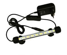 LED Éclairage Aquarium Lampe, Lampe tube étanche Fish Tank Lighting,La plongée A Economie Denergie, Lumière Aquarium Plantes High Quality (Blanc Et Bleu 28cm)