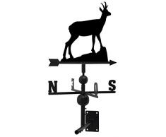 Girouette Chamois en Fer forgé 106x47x47cm