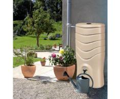EDA Plastiques - Récupérateur deau de pluie - Récupérateur deau 350 L RECUPO Beige