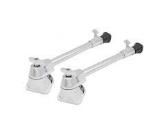 CBLD Une Paire déperons Grosse Caisse 2 Professionnels et Pieds en Caoutchouc antidérapants Jambes Pièces dinstruments de Musique