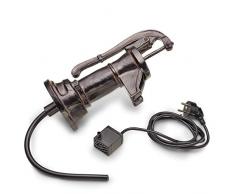 AQUANIQUE gargouille Set Pompe à Bras SSF 200i, Jeu deau/Sujet cracheur en polyrésine avec Pompe, 200 l/h, câble de 1,5 m