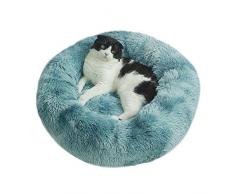 Vivi Bear Coussin pour Chien Coussin pour Chat Extra-Doux Confortable et Mignon,Coussin pour lit de Chat Lavable,Convient aux Chats et aux Petits Chiens de Taille Moyenne(50cm de diamètre)