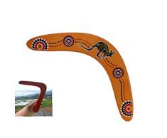 Lunji Boomerang Kangaroo V Forme Jeux de Plein Air pour Enfant Adulte (Brown)