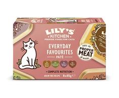 Lilys Kitchen Lot de Pâtée pour Chat Nourriture Naturelle/Complète 32 x 85 g