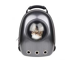 RCruning-EU Sac à Dos de Transport pour Chien et Chat Astronaute Sac Transparent et Respirant avec Poignée pour Animal de Compagnie Pet Carrier pour Petit Pet en Plein Air Randonnée Camping