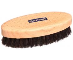 Saphir Brosse Ovale Crin de Cheval (NOIRE)