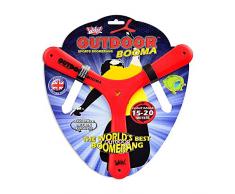 Wicked Vision Ltd.- Booma dExtérieur Boomerang, WKOUT, Couleurs Différents (Rouge, Bleu ou Jaune)