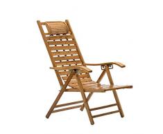YLOVOW Chaise Dextérieur Salon Bois Piscine Daybed Chaise en Bois Massif Bain De Soleil