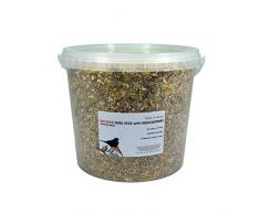 Britten & James Graines doiseaux Sauvages All in One Protein No Mess avec Mouches. Donne Un Coup de Pouce supplémentaire aux Oiseaux. Nourrissez Librement en Hiver.