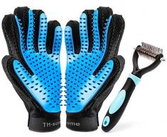Gant de Toilettage Brosse et Toilettage Peigne pour Animaux Chien Chat JAANY