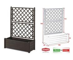 Blinky 96156-08 Italia Pot à fleur avec treillage - Marron foncé