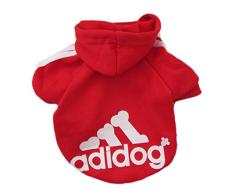 Runfon Vêtement Chien Chihuahua Costume Chat avec Capuche pour Animaux de ompagnie