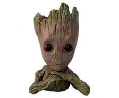 KnikGlass Baby Groot Pot de fleurs / pot à crayons – Pot de fleurs décoratif – Pot de fleurs pour bureau et dortoir b