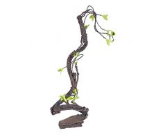 Grimpeur De Vigne Artificiel De Reptiles, DéCor De Cage De Terrarium De Branche De Courbure De Jungle pour Le Serpent De Grenouille De LéZard(S)