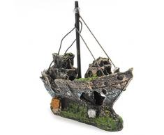 OULII Décoration daquarium en résine pour aquarium