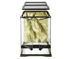 Exoterra Terrarium en Verre pour Reptiles et Amphibiens 30x30x45 cm