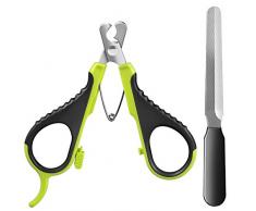 PAMIYO Coupe Griffes pour Chat, Ciseaux à Ongles Professionnels aux Chats et Petits Animaux de Compagnie