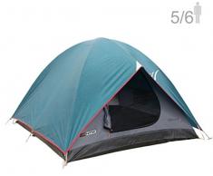 NTK Cherokee GT Tente de camping en forme de dôme pour 5 à 6 personnes 2,5 x 3 m 100 % étanche 2500 mm Montage facile Tissu durable Couverture complète anti-pluie – Micro maille