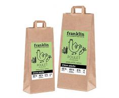 Franklin - Croquettes sans Céréales - Chien Adulte - 100% Naturel - Hypoallergéniques – Digestion Parfaite - Poulet, Patate Douce, Herbes - 6kg