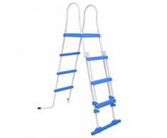 Tidyard Échelle de Sécurité pour Piscine | Échelle pour Piscine Hors-Sol 122 cm avec 3 Marches