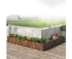 ARTHAO Bac À Fleurs En Bois Massif, Pot De Fleur Extérieur Anti-corrosion Jardinière Bac À Fleurs Balcon (Size : 80×30×30CM)