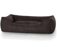 Knuffelwuff panier chien, lit pour chien, coussin, corbeille pour chien Dreamline, noir XXL 120 x 85cm