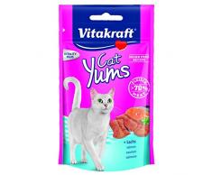 VITAKRAFT Pack de 9 Cat Yums Saumon Friandise pour Chat 40 g