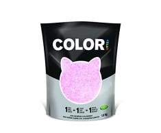 Nullodor Litière en Silice Agglomérante pour Chat 1,8 kg Rose