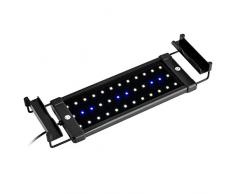 NICREW ClassicLED Eclairage Aquarium, Rampe LED pour Aquarium deau Douce, Lumière Aquarium Plantes, 2 Modes Lampe LED pour Aquarium, 30-48 cm, 6W, 7000K